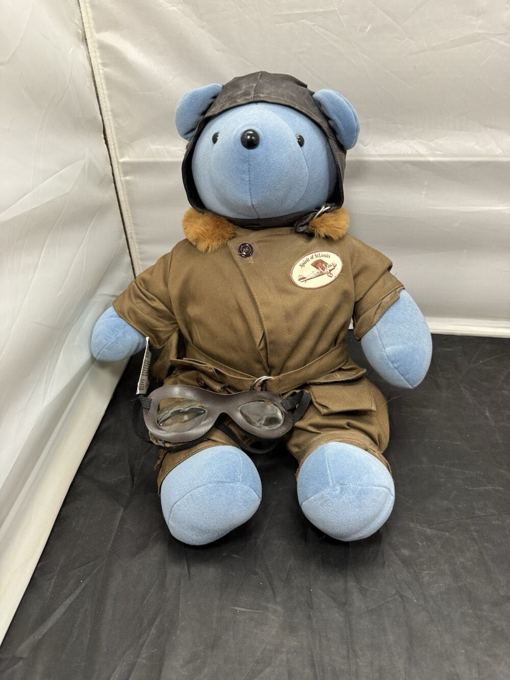 Vtg North American Bear Co Charles Lindbergh VIB Aviator Bear Spirit of St Louis